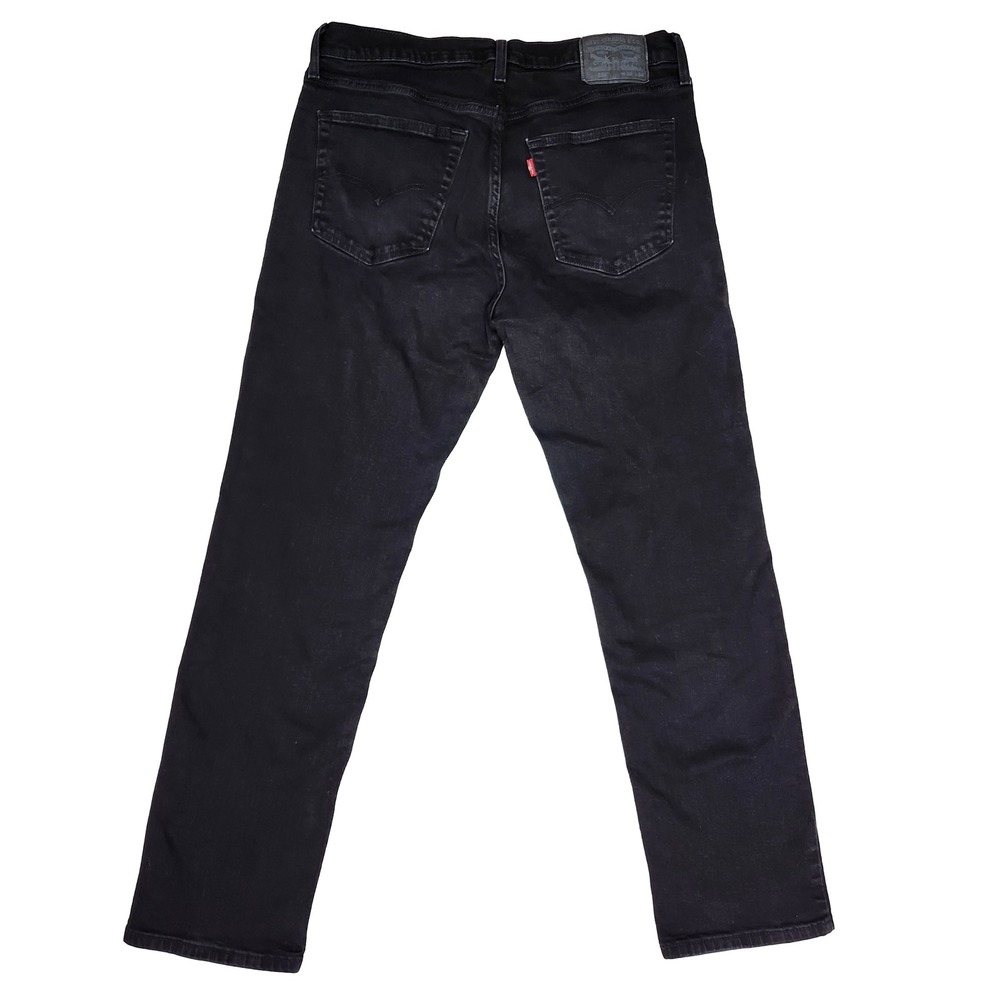 Levis 559 Black Baggy Jeans 36x32 Washed Relaxed Fit‎ Denim Y2K Skater Grunge